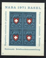 1971, Nationale Briefmarkenausstellung Basel (NABA) Nr.18 **