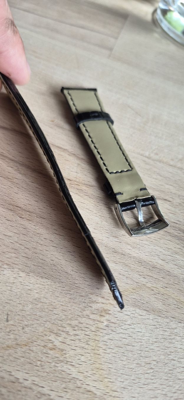 Bracciali & Braccialetti: Bracelet alligator noir avec boucle Zenith – Usato da Bex venduto da kalibouli 3