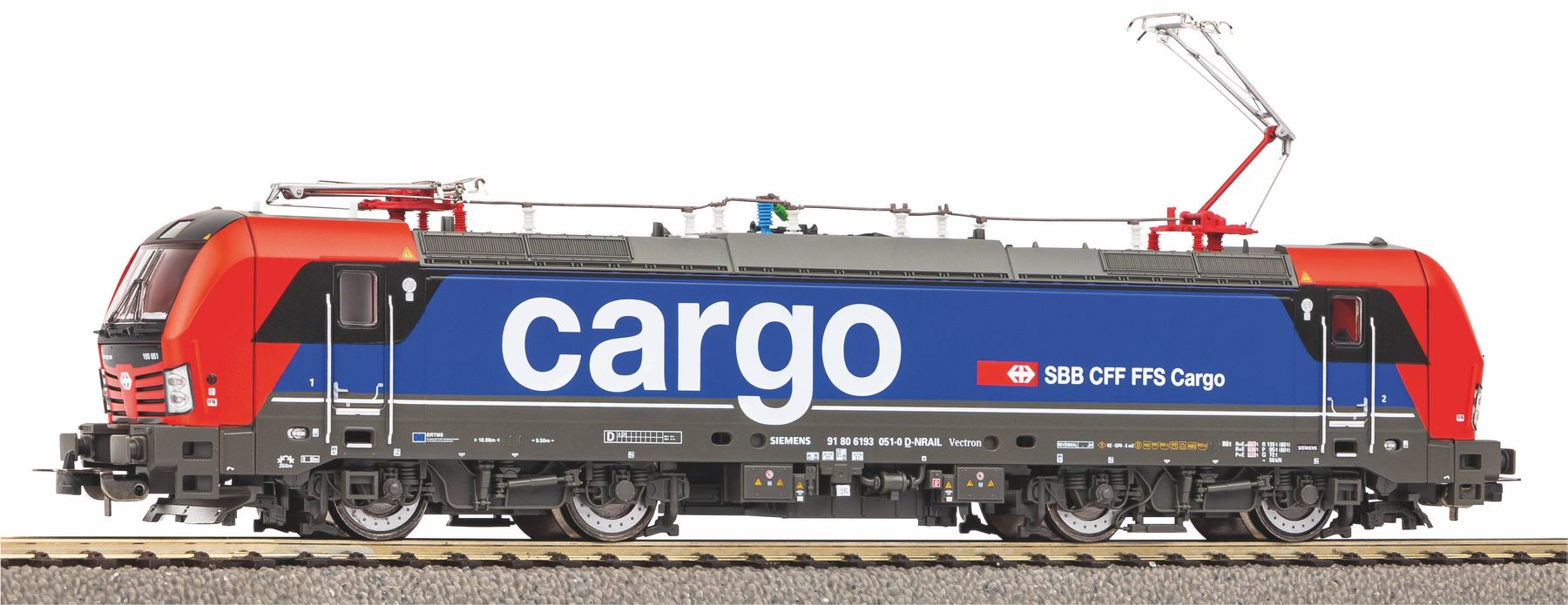Piko Modellini di ferrovie: Piko 21692 SBB CFF FFS Cargo BR 193 Vectron DC analog – Nuovo e nell'imballaggio originale da Bremgarten AG venduto da Sportivo2007