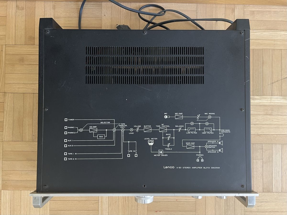 Lenco Verstärker: Lenco A 50 Stereo Amplifier – Gebraucht aus Zürich von juergarno 8
