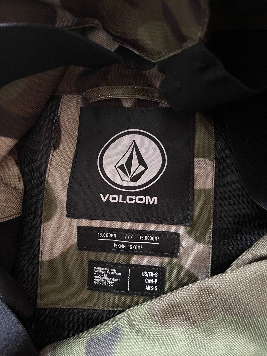 Volcom Pantaloni: Volcom Roan Bib Overall Camo – Usato da Wetzikon ZH venduto da MW.S 4