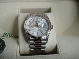 Rolex / Datejust 36 Palm Motif Dial / Fabrikneu