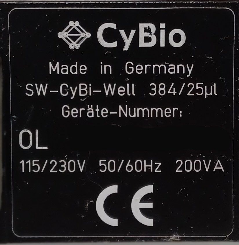 Laborzubehör: CyBio CybiWell 384 25µl – Gebraucht aus Niederdorf von LeptonAG_Labor 6