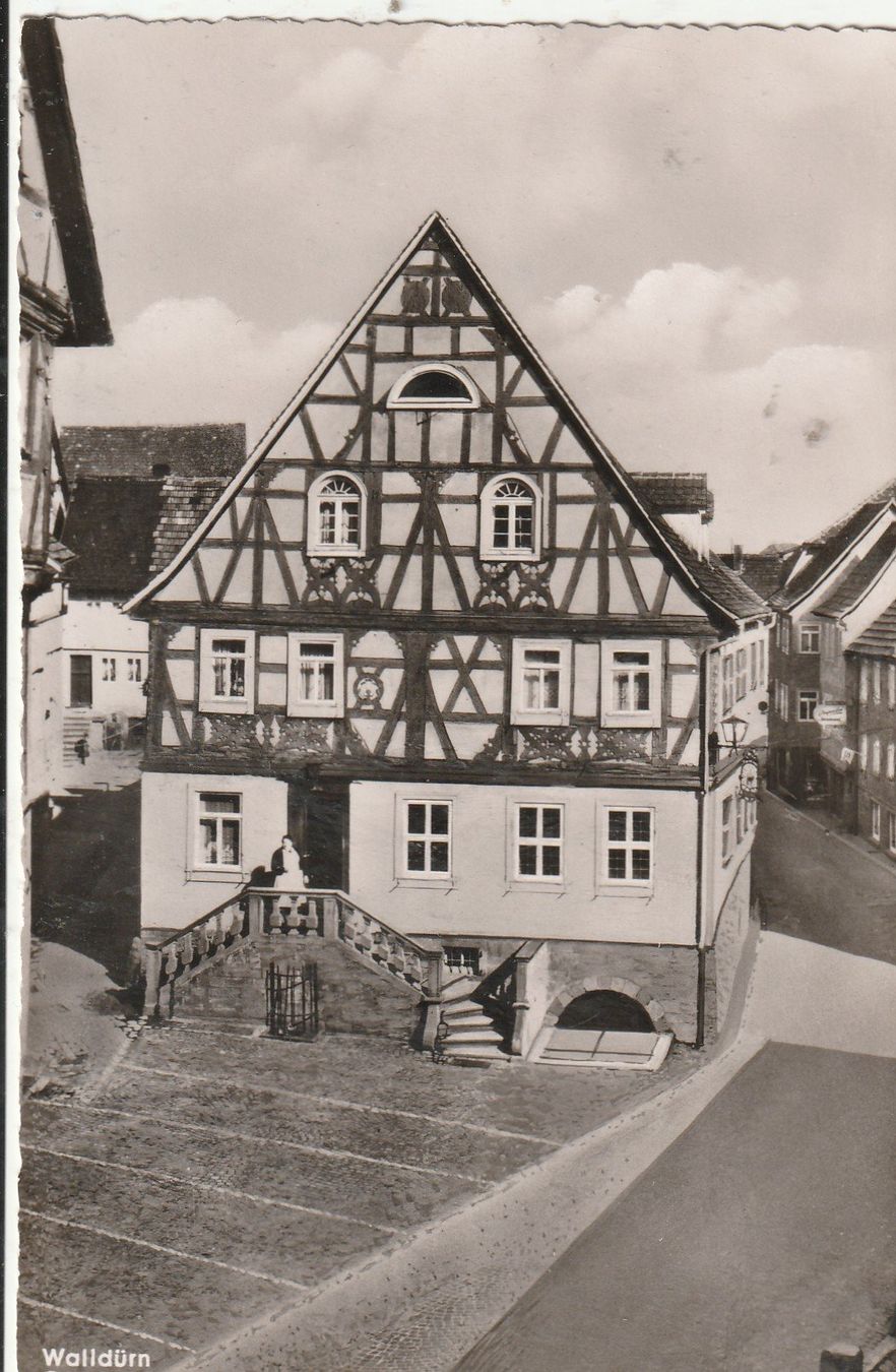 Cartes postales: Gasthaus zum goldene Rose  Wolldürn – D'occasion à Lumbrein par made02
