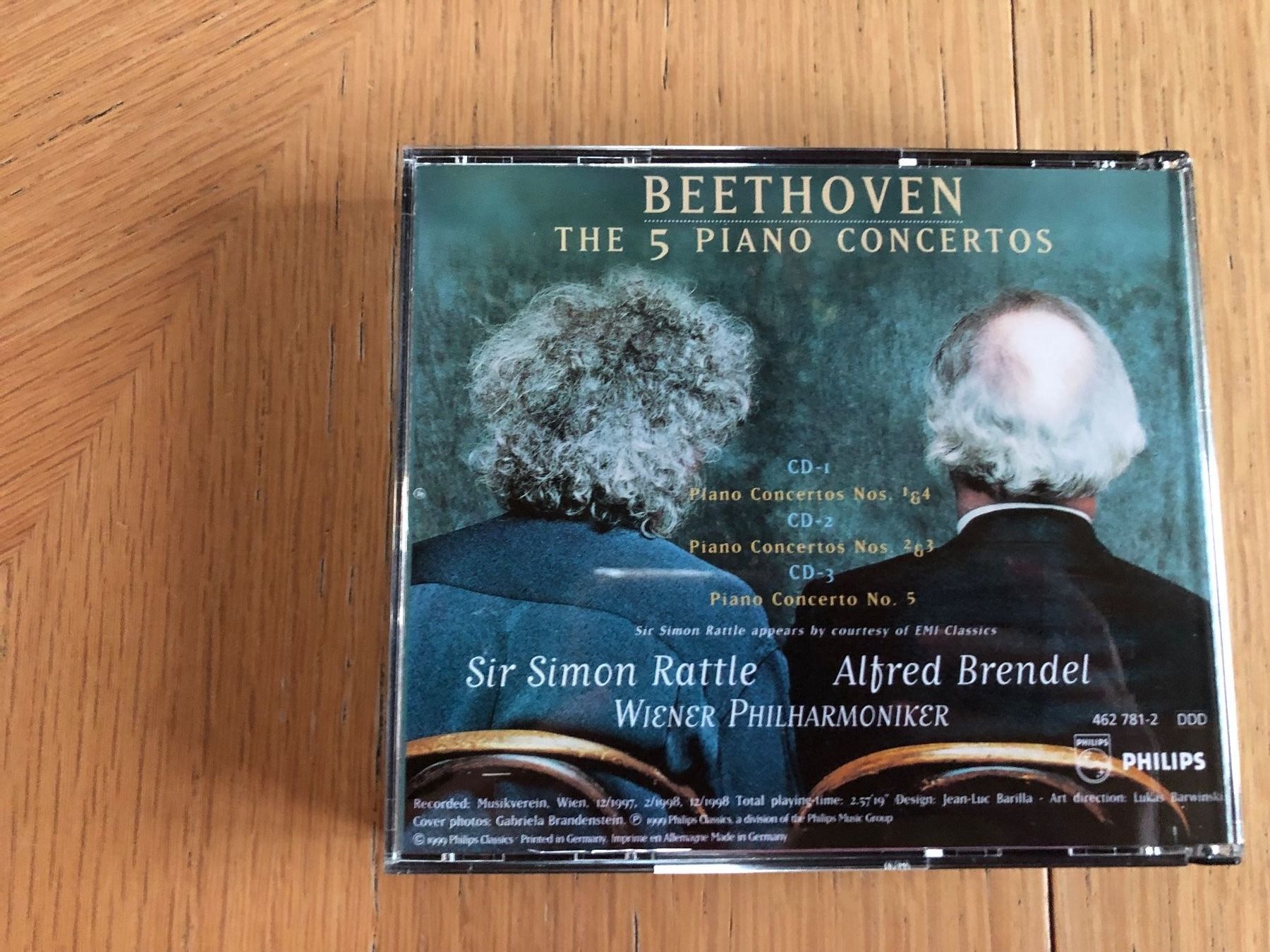 CD: Beethoven: Die 5 Klavierkonzerte, Brendel, Rattle – Usato da Schübelbach venduto da Dolly990_2 4