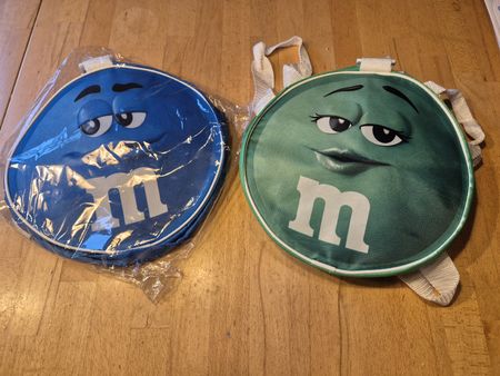 M&M's Sporttasche, neu & ungebraucht, grün & blau!