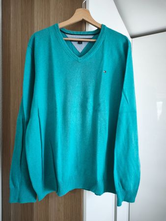 Tommy Hilfiger Sweater, XL, turquoise