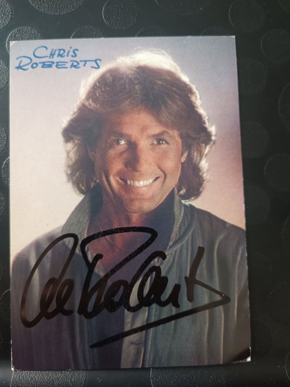 Autografi: Chris Roberts - handsignierte alte Karte – Usato da Menziken venduto da Artographs