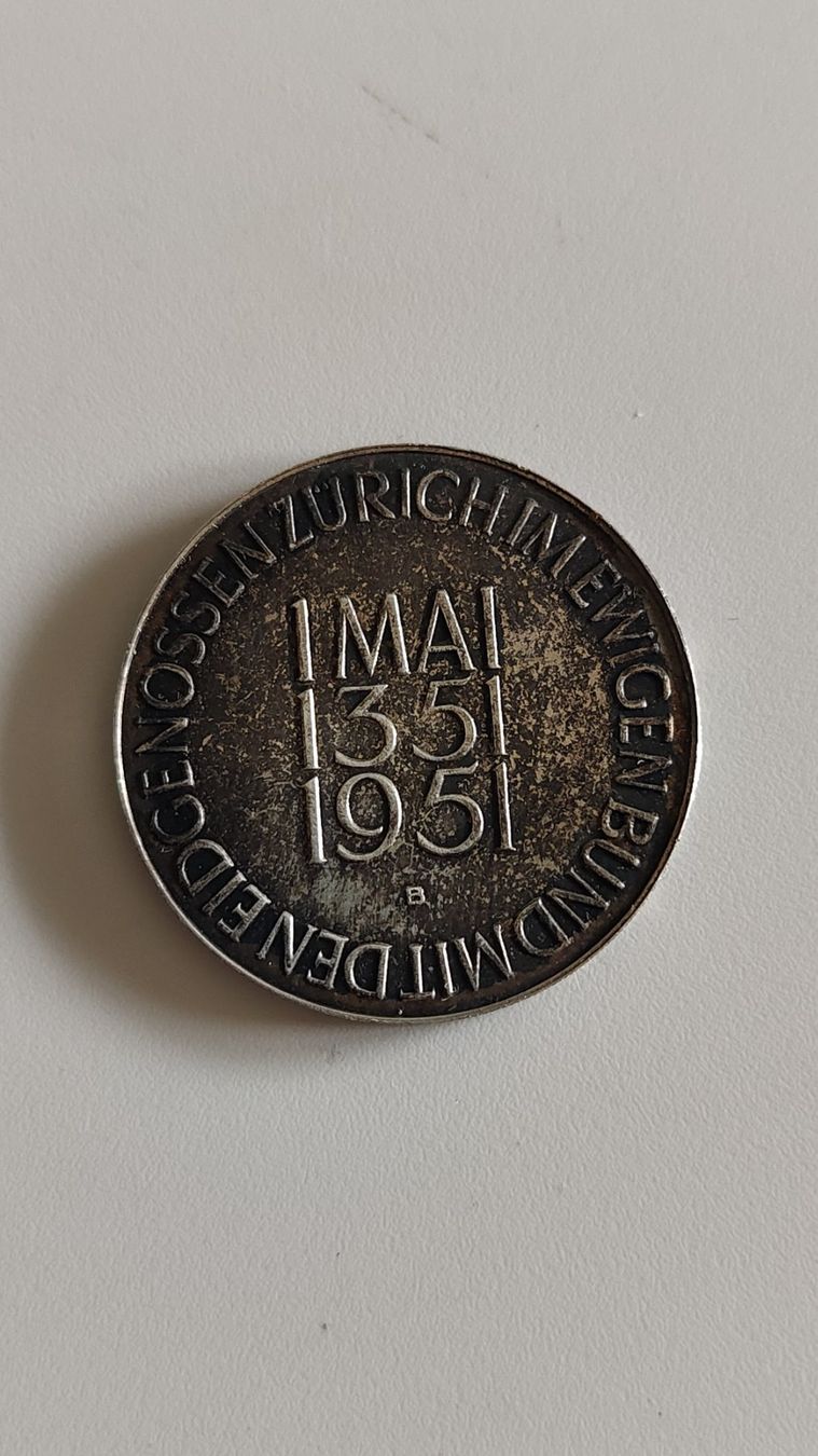 Medaglie: Medaille Eidgenossenschaft 1951, Silber (LP) – Usato da Neuenhof venduto da tap_mxt6