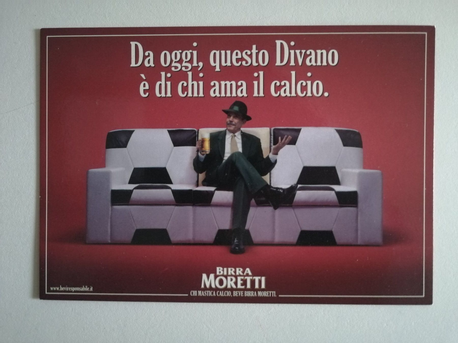 Cartoline postali: Ansichtskarte Bier-Reklame Birra Moretti – Usato da Aesch BL venduto da Opirol