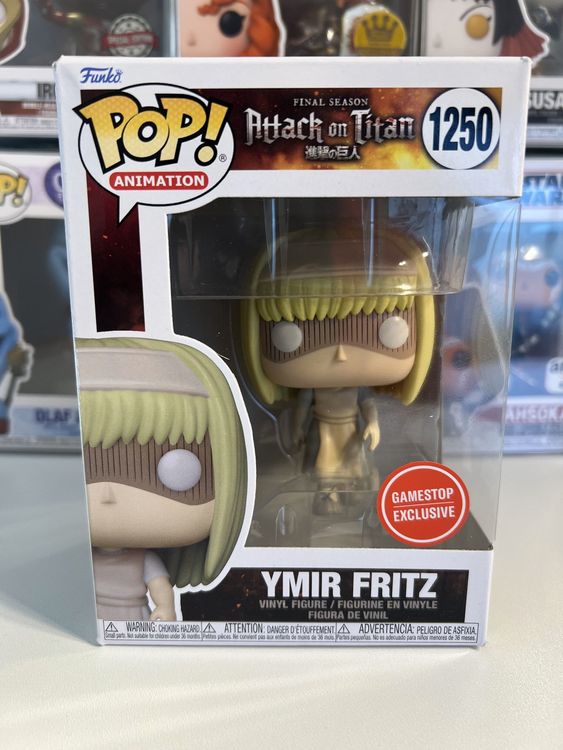 Pop! Attack Of The Titan 1250 Ymir Fritz Sticker Special Edition