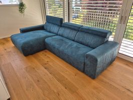 Design Ecksofa Petrol Blau (Digamöbel) 310x170