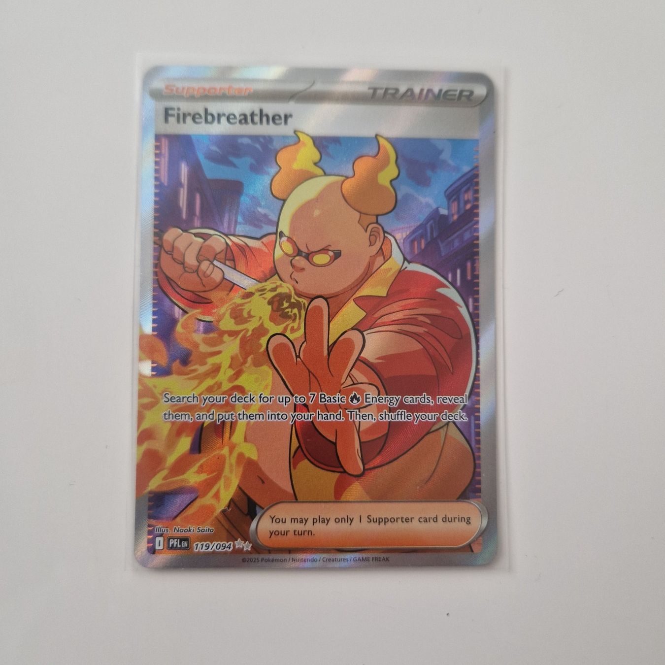 Pokémon Carte collezionabili: Phantasmal Flames Firebreather 119/094 Englisch – Usato da Brugg AG venduto da Sasch09