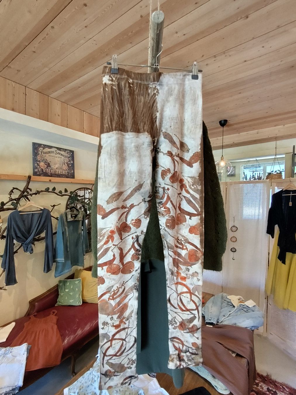 Leggings: Ecoprint cashmere leggins S – Nuovo (secondo la descrizione) da Losone venduto da ell_nora89 1