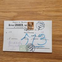 Brief Lettre Artthur Graber Travers Magasin Meubles 1916