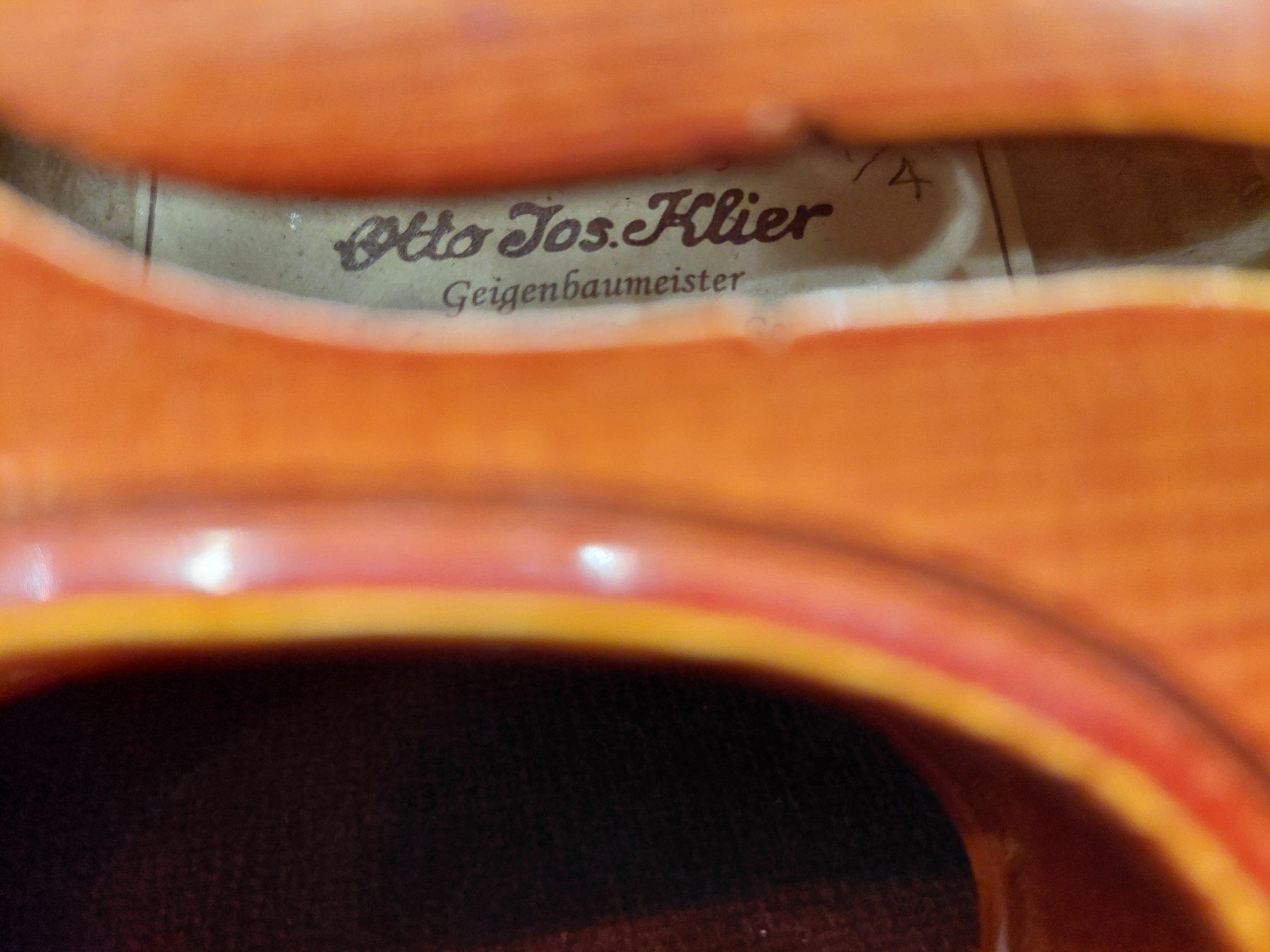 Musikinstrumente: Geige 1/4 Ideales Schulinstrument vom Fachgeschäft geprüft – Gebraucht aus Davos-Platz von musikhauskollegger 8