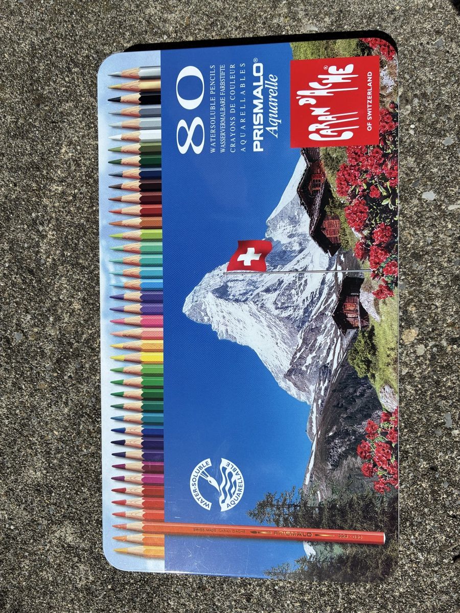 Caran D'Ache Stifte & Marker: 80 Caran D‘ache Farbe – Gebraucht aus Langnau i. E. von Noatheastronaut