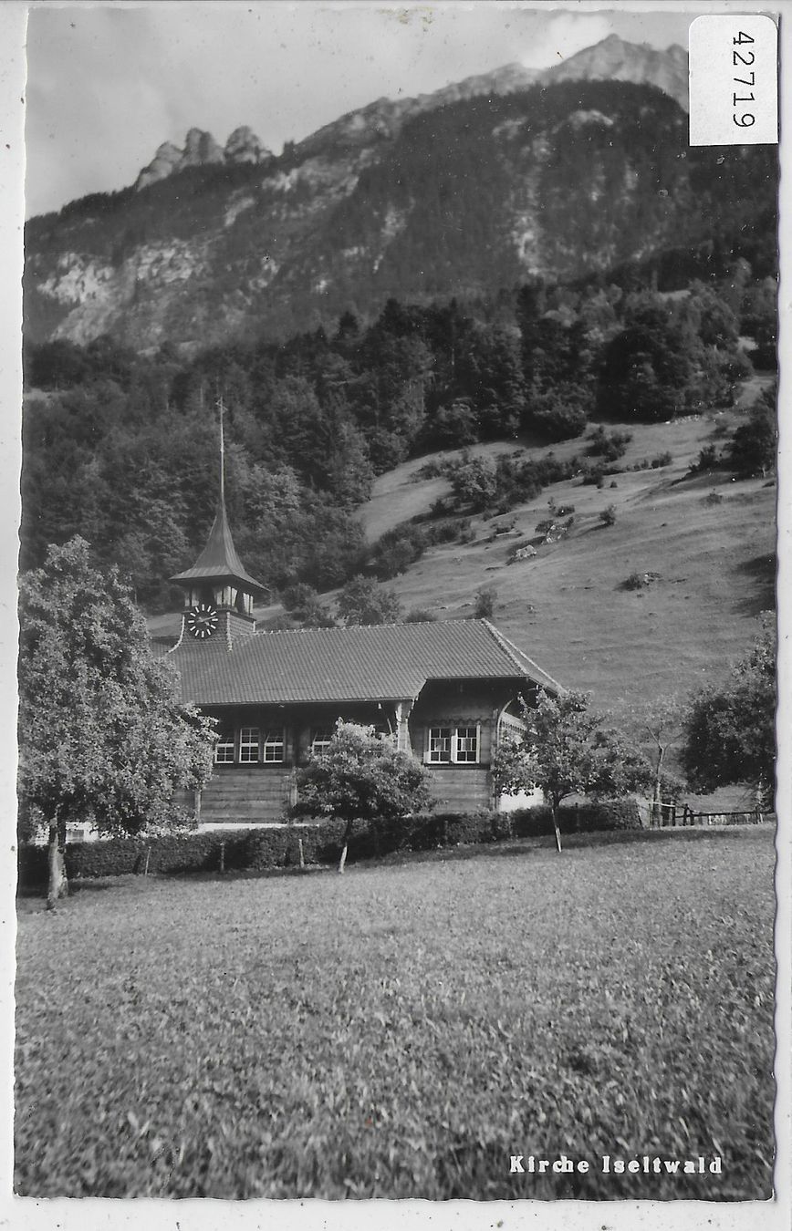 Cartoline postali: Kirche Iseltwald – Usato da Ettingen venduto da Kartenplanet