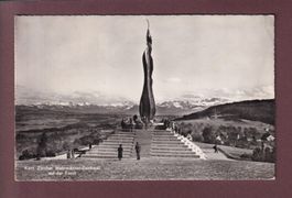 FORCH - Wehrmänner-Denkmal - 1950 // leichter Eckbug //