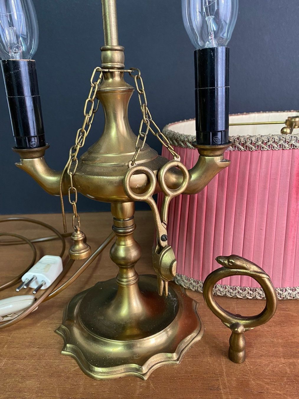 Lampade: Vintage Elégante Florentiner Lampe – Usato da Schaffhausen venduto da vintageville 7