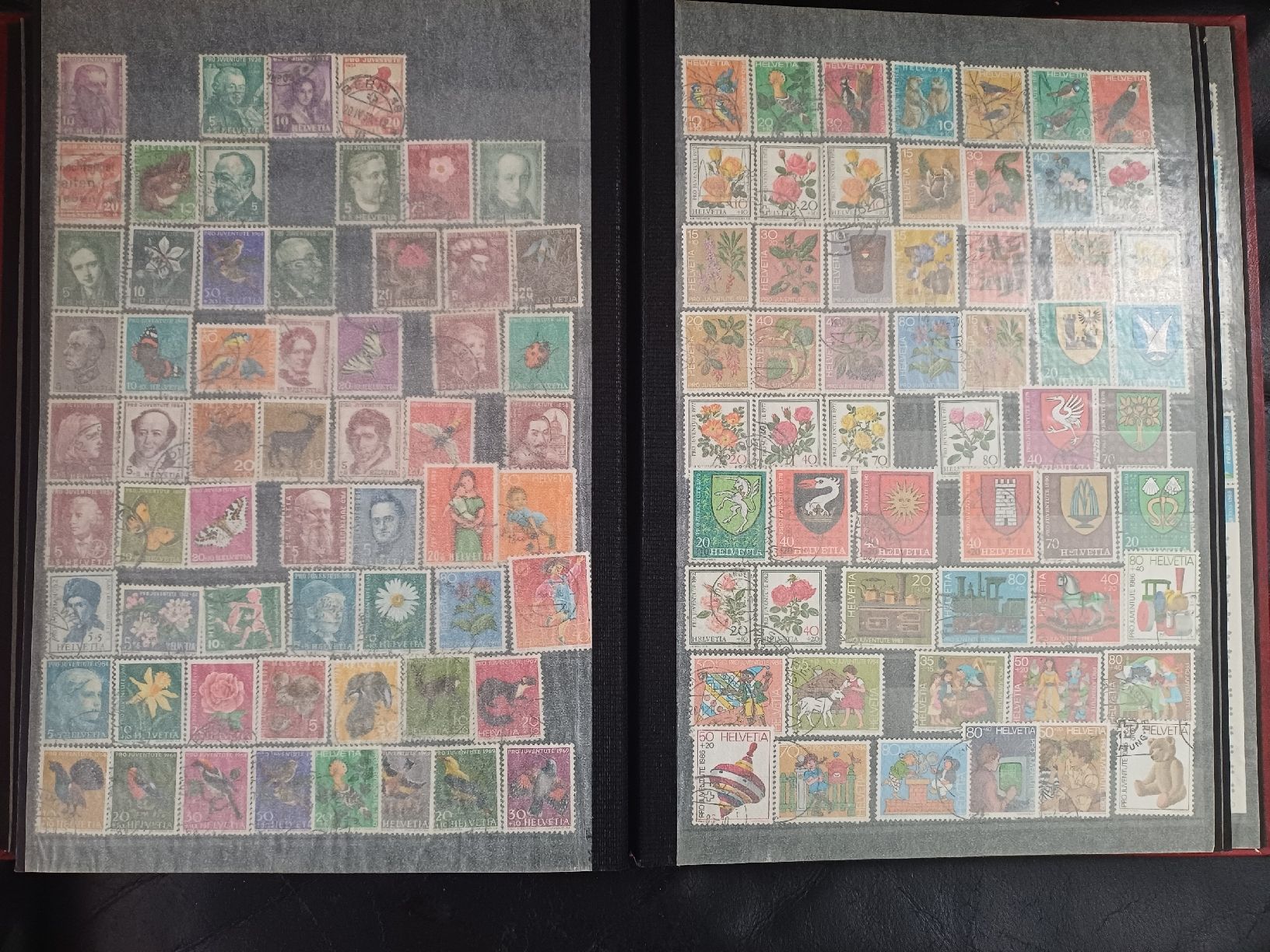 Alle Briefmarken: Briefmarken Album, grosse Sammlung, Schweiz – Gebraucht aus Ebersecken von Napf08 5