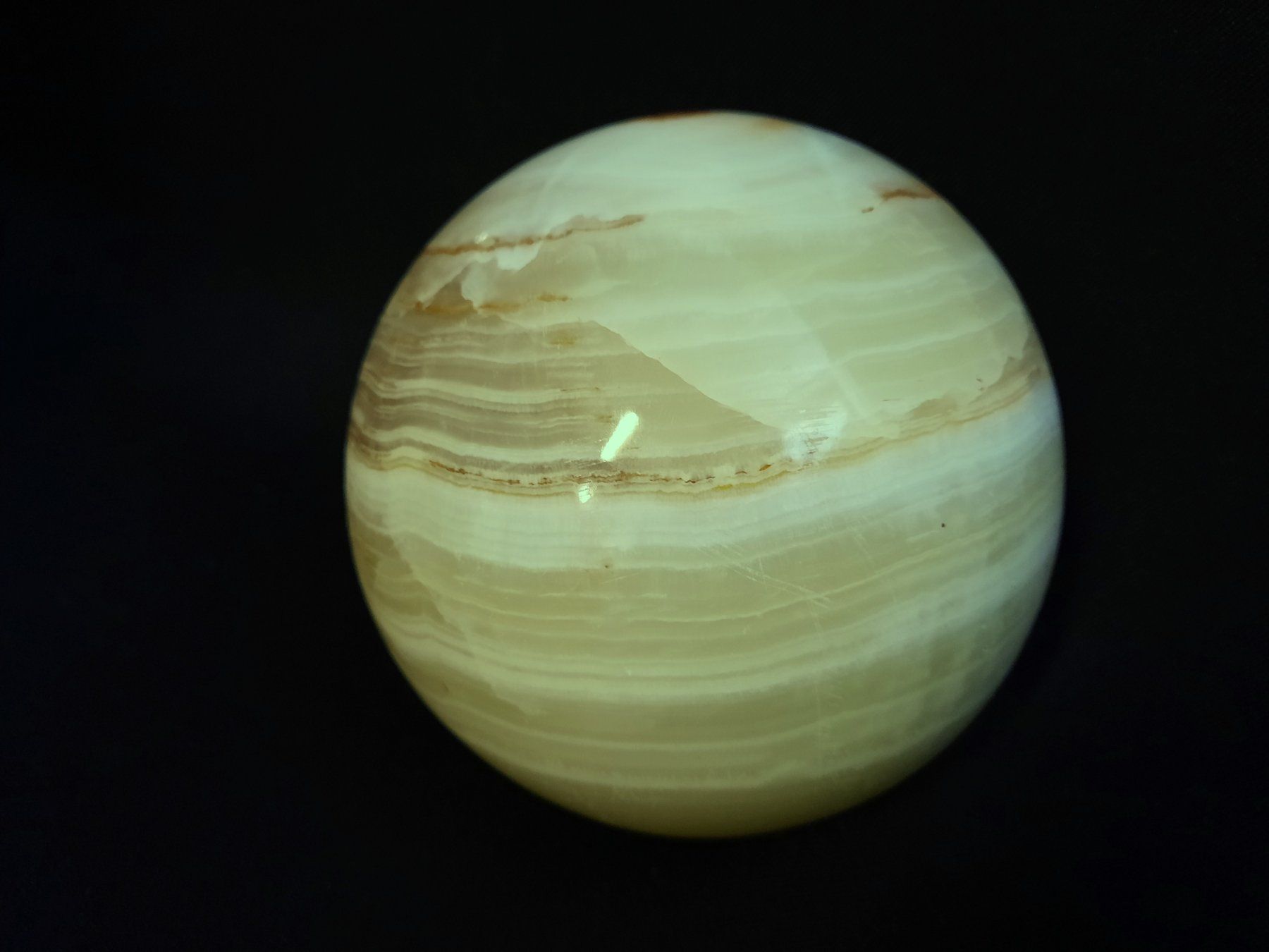 Minerali & Pietre curative: ONYX-Steinkugel 2.92Kg – Usato da Beinwil am See venduto da Restwert_Beinwil 1
