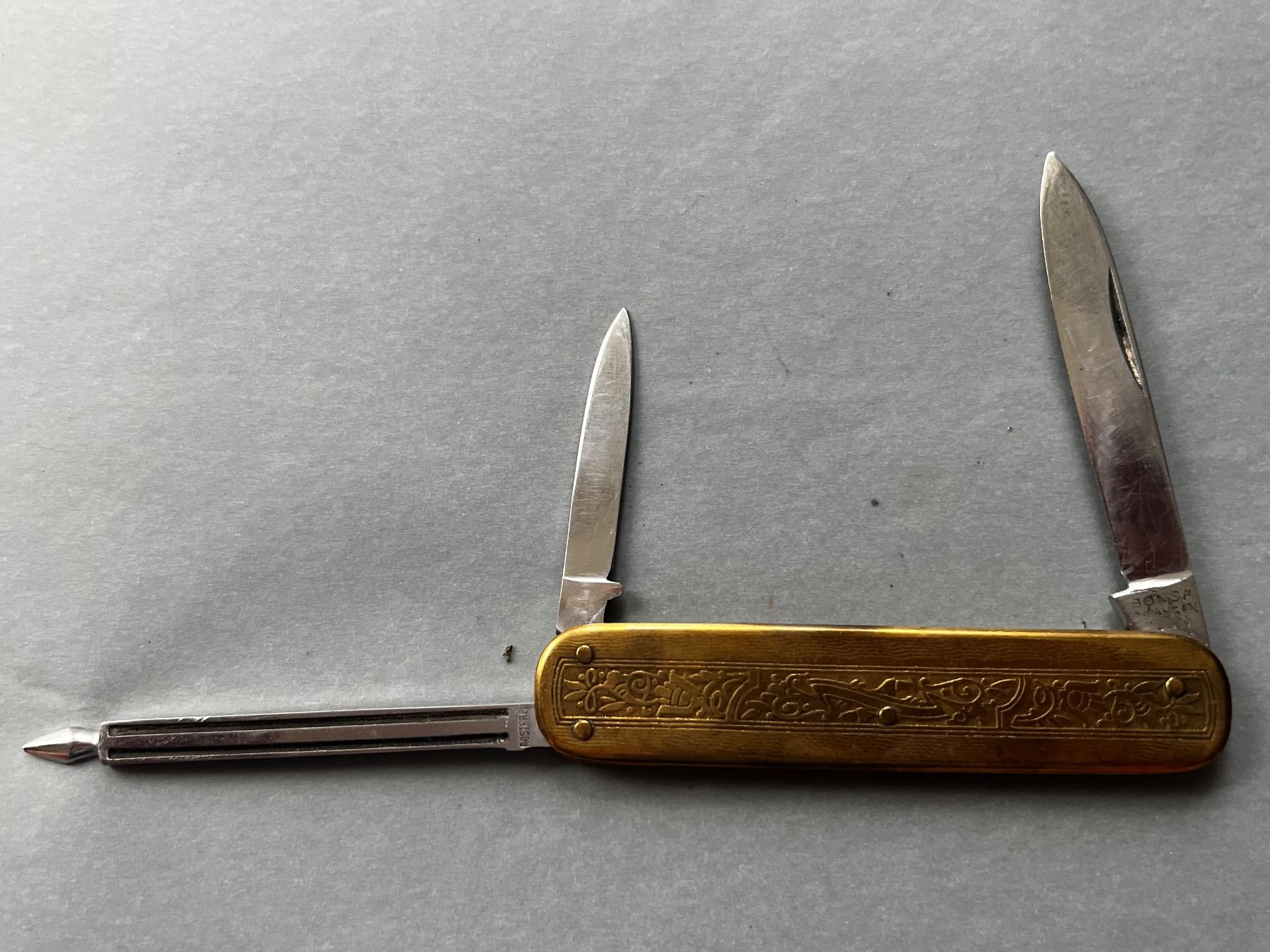 Solingen Coltelli tascabile: Antikes Sackmesser BONSA Solingen 80 mm - selten – Usato da Zürich venduto da FV.vintage