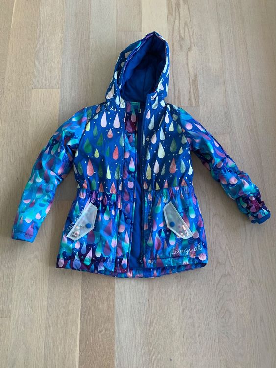 Tunique Desigual Pour Fille 11/12 Ans - Motif Patchwork, Manches Longues, Rouge Décontracté