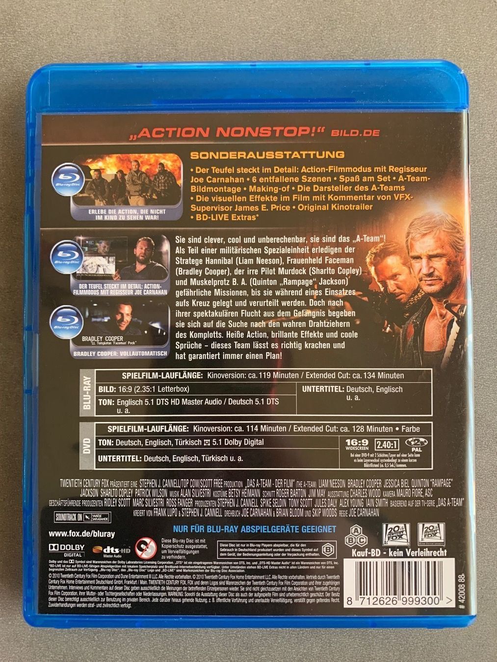 Alle DVDs: Blu-ray „Das A-Team“ – Neu (gemäss Beschreibung) aus Etziken von GGMUTD 1