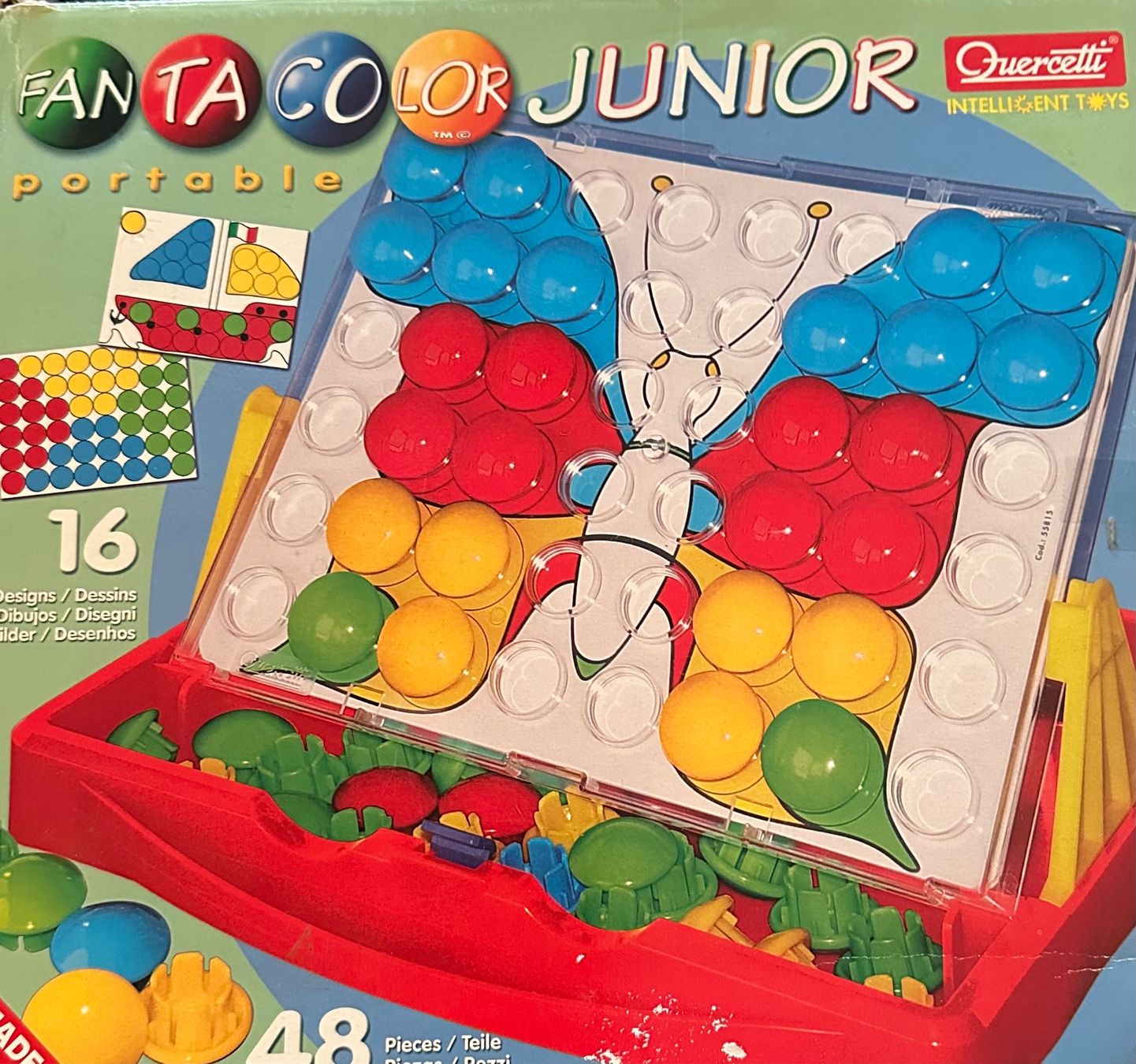 Jeux: Quercetti Mosaik-Steckspiel FantaColor Junior Basic – D'occasion à Zürich par Faetze0