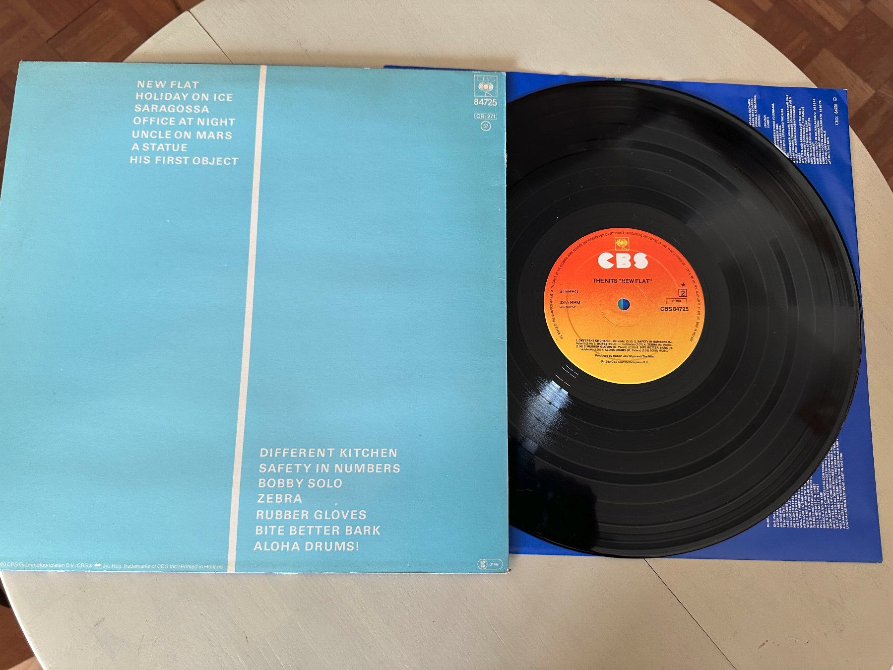 Schallplatten: NITS  Kult LP New Flat Top inkl. original Text Innenhüllen – Gebraucht aus Basel von Partridge 1
