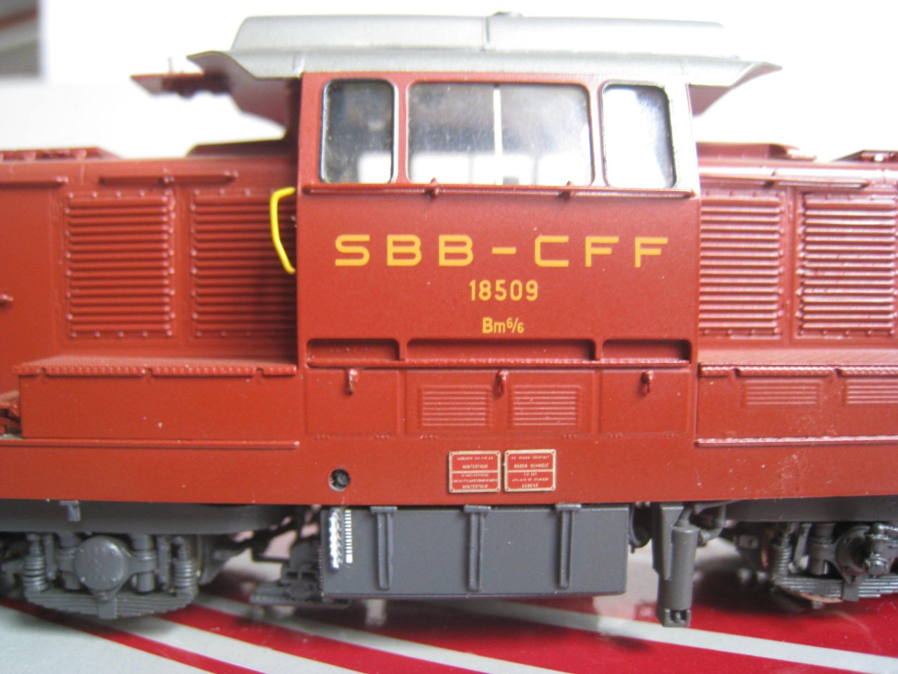 Lemaco Modellini di ferrovie: Lemaco Bm 6/6 18509 braun, SBB-Rangierlok,HO 78 oder HO 78/1 – Usato da Buchs ZH venduto da swiss-train 1