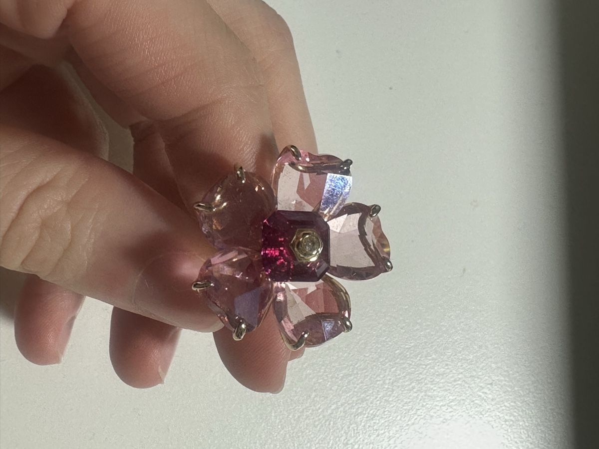 Swarovski Ringe: Idyllia ring Blume Rosa Grösse 55 – Neu (gemäss Beschreibung) aus Baar von leo_h878 1