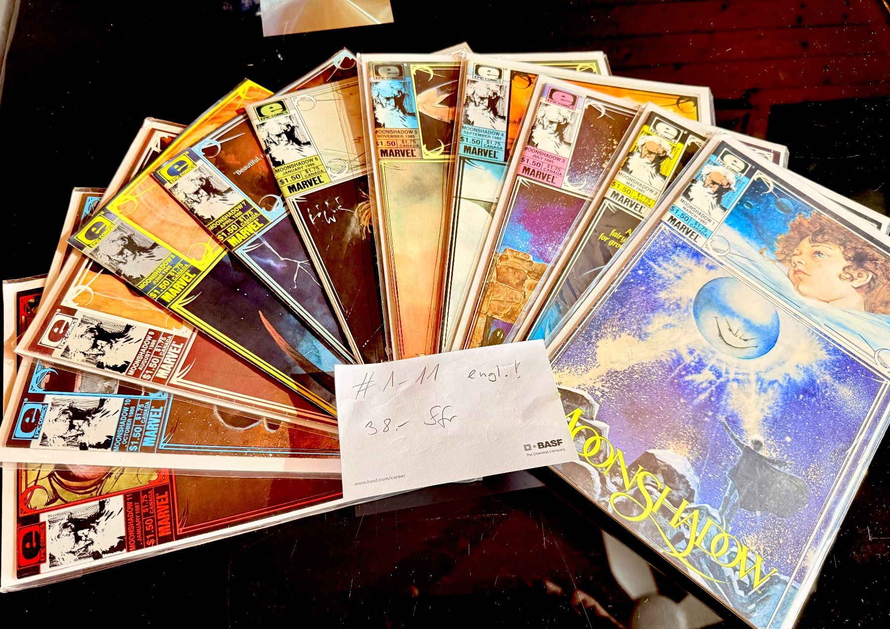 Fumetti: Moonshadow Comics, #1-11, Marvel, complete story, OVP, NEW! – Nuovo e nell'imballaggio originale da Zuerich venduto da SonderArt-Wertgut