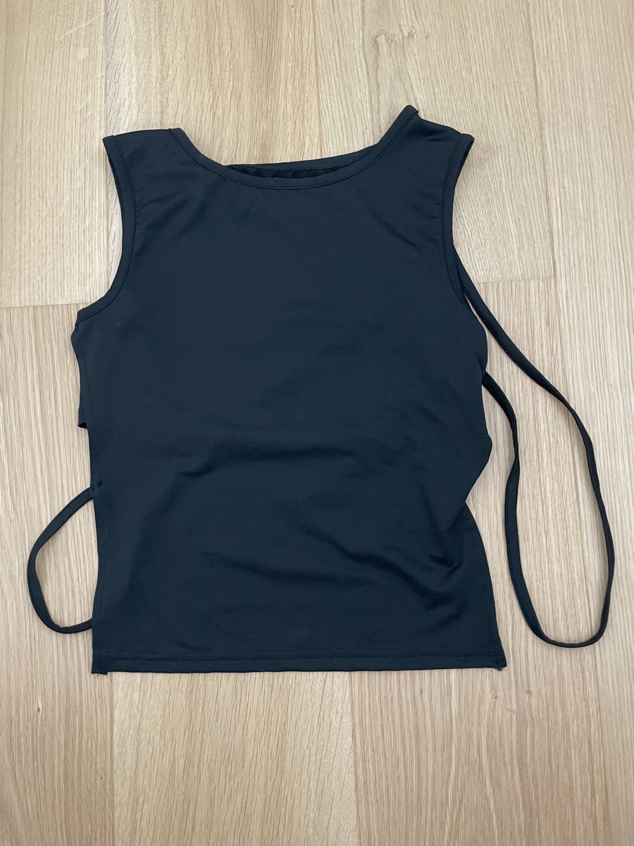 Top: Schnürtop schwarz – Nuovo (secondo la descrizione) da Untersiggenthal venduto da bla_55sl