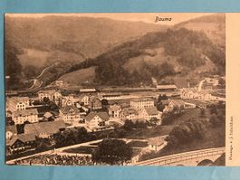 Alte Ansichtskarte Bauma, seltene, gestempelte Karte, 1910