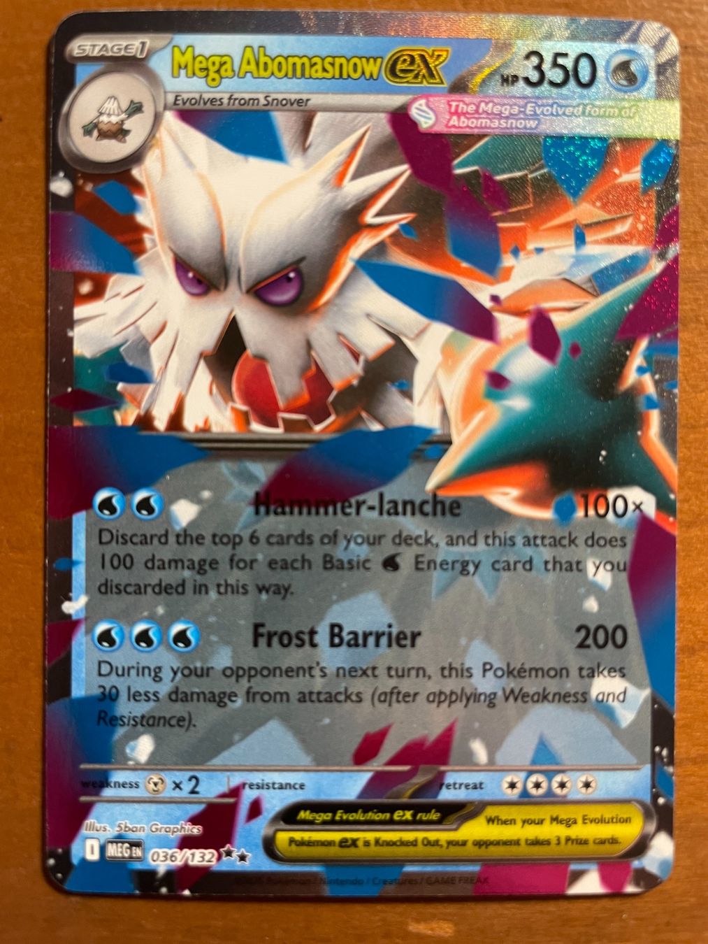 Pokémon Carte collezionabili: Pokemon Mega Abomasnow eX (Versand gratis) – Nuovo (secondo la descrizione) da Chur venduto da Angerson