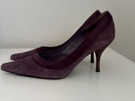 Damen Pumps Episode lila Wildleder Grösse 37 Absatz 8 cm