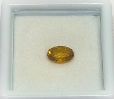 Saphir jaune non traité 1.16 ct - CERTIFICAT 366.- Fr.