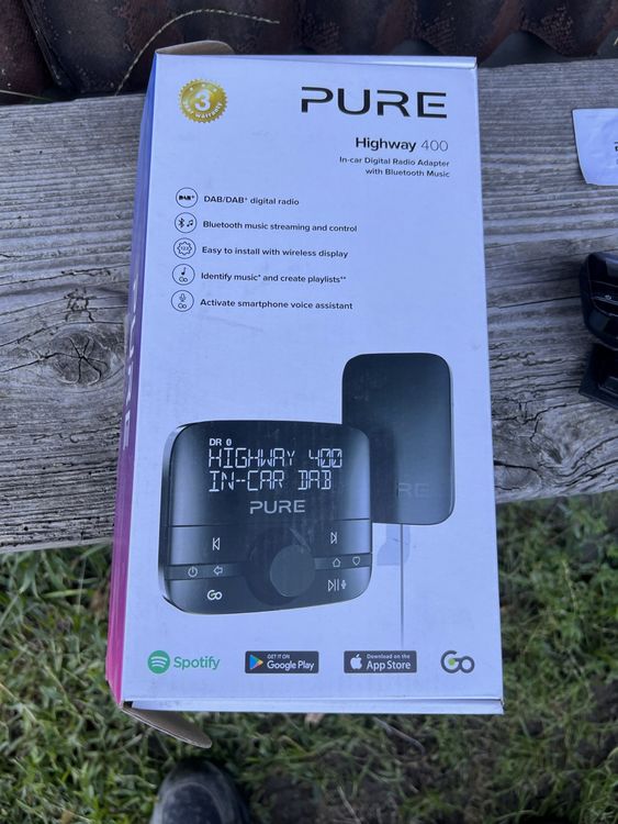 PURE Highway 400 DAB+ Adapter Bluetooth Auto Radio neuwertig (Gebraucht ...