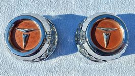 Toyota Oldtimer - Youngtimer / 2 Stück Nabendeckel hellbraun