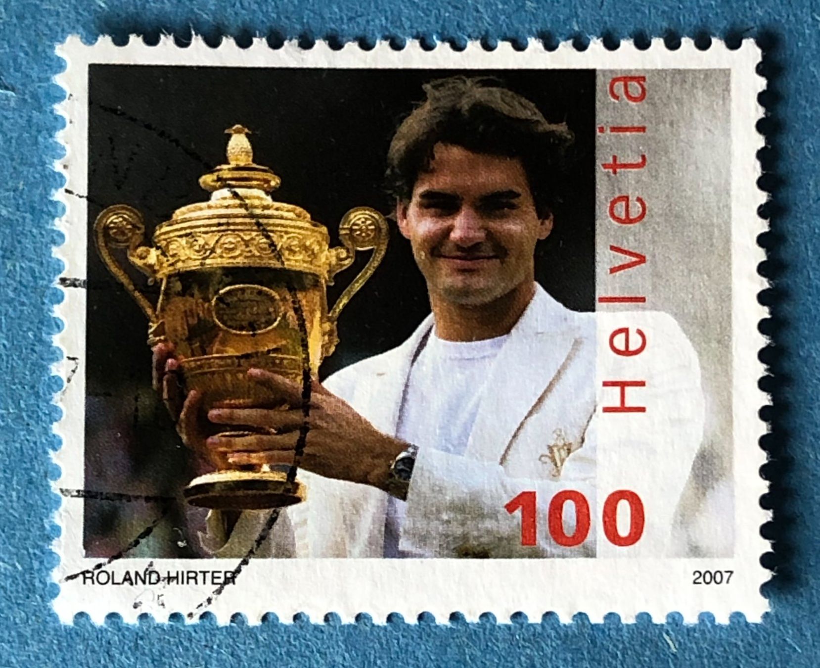 Alle Briefmarken: Nr.1229 GESTEMPELT Roger Federer 2007   – Gebraucht aus Aarau von Billa007