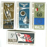Briefmarken "Tag der Unabhängigkeit". Malta