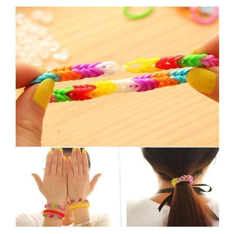 Bastelsets: 1800pcs Loom Bänder DIY Gummibänder Set – Neu (gemäss Beschreibung) aus Thun von  2