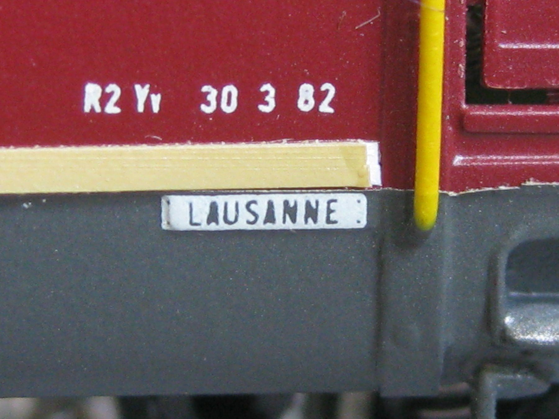 Lemaco Modellini di ferrovie: Lemaco SBB Re 4/4 I 10033 TEE,  HO 21/2 – Usato da Buchs ZH venduto da swiss-train 2