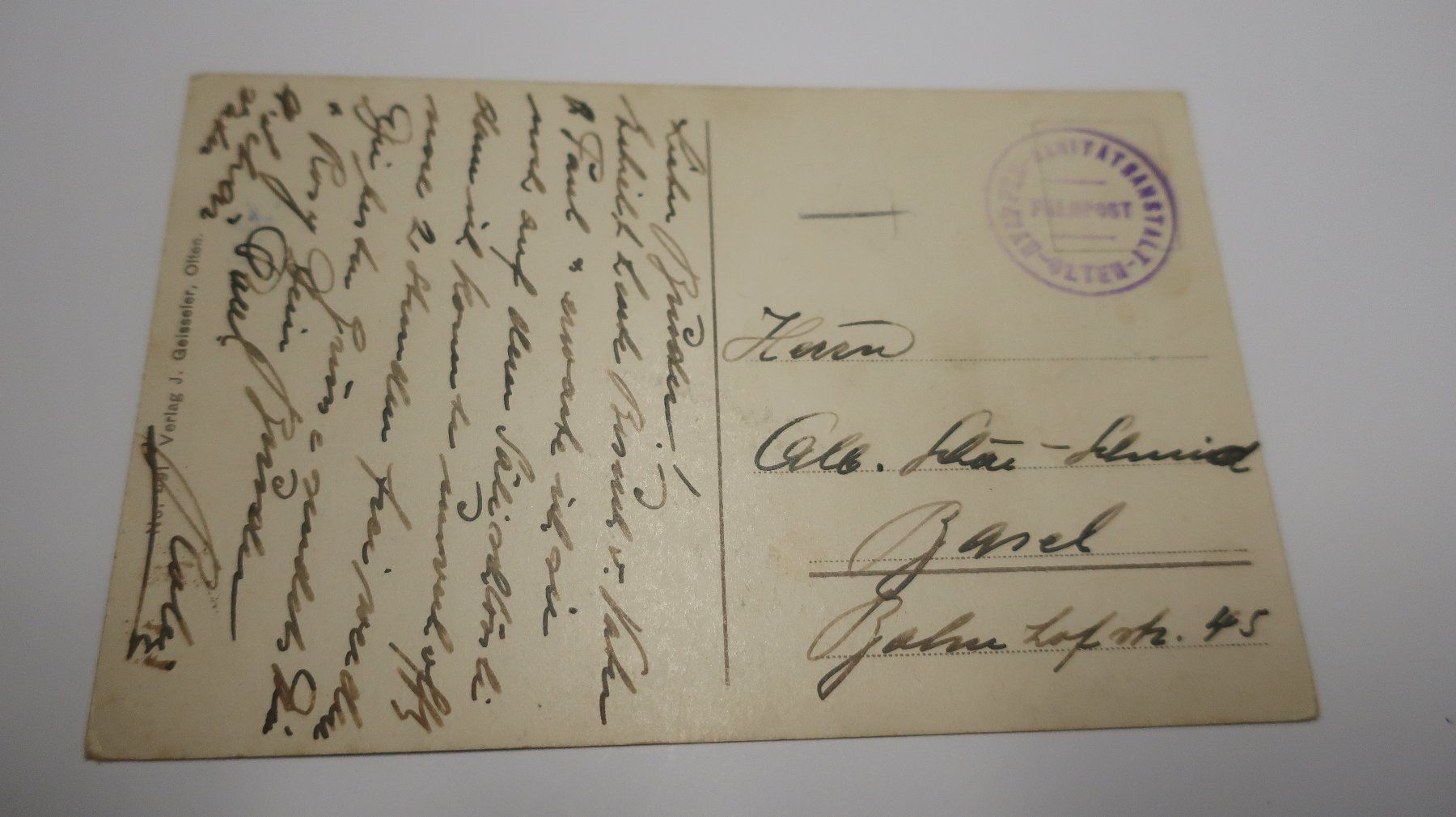Cartoline postali: Olten mit Sälischlössli – Usato da Cormoret venduto da Pascalll2001 6