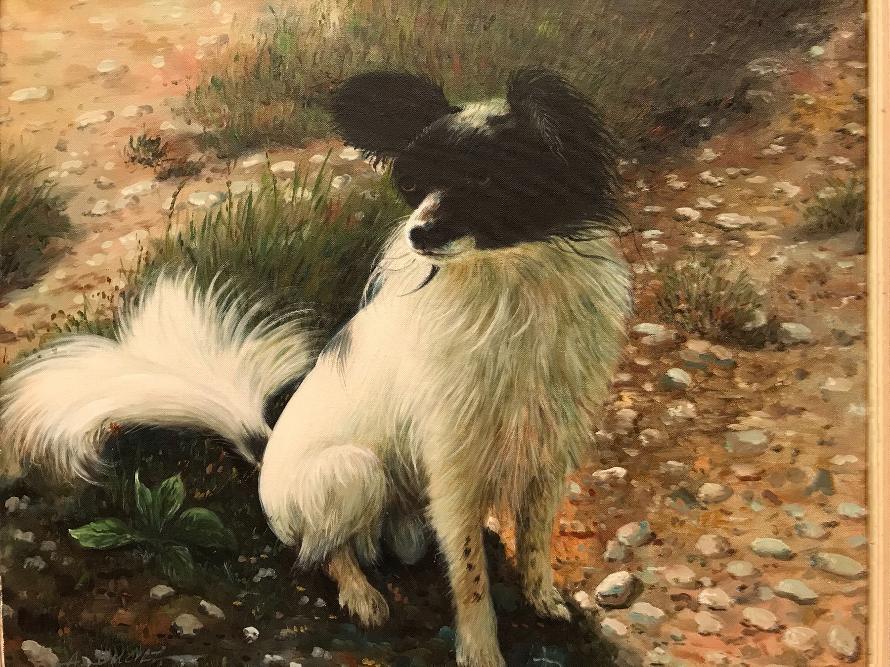 Dipinti: A. Ducret Orig.  Öl a. Lwd. 73x63cm – Usato da Zürich venduto da otomado 4