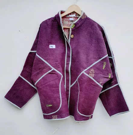 Vintage Kantha Jacket — One of a Kind 🧵