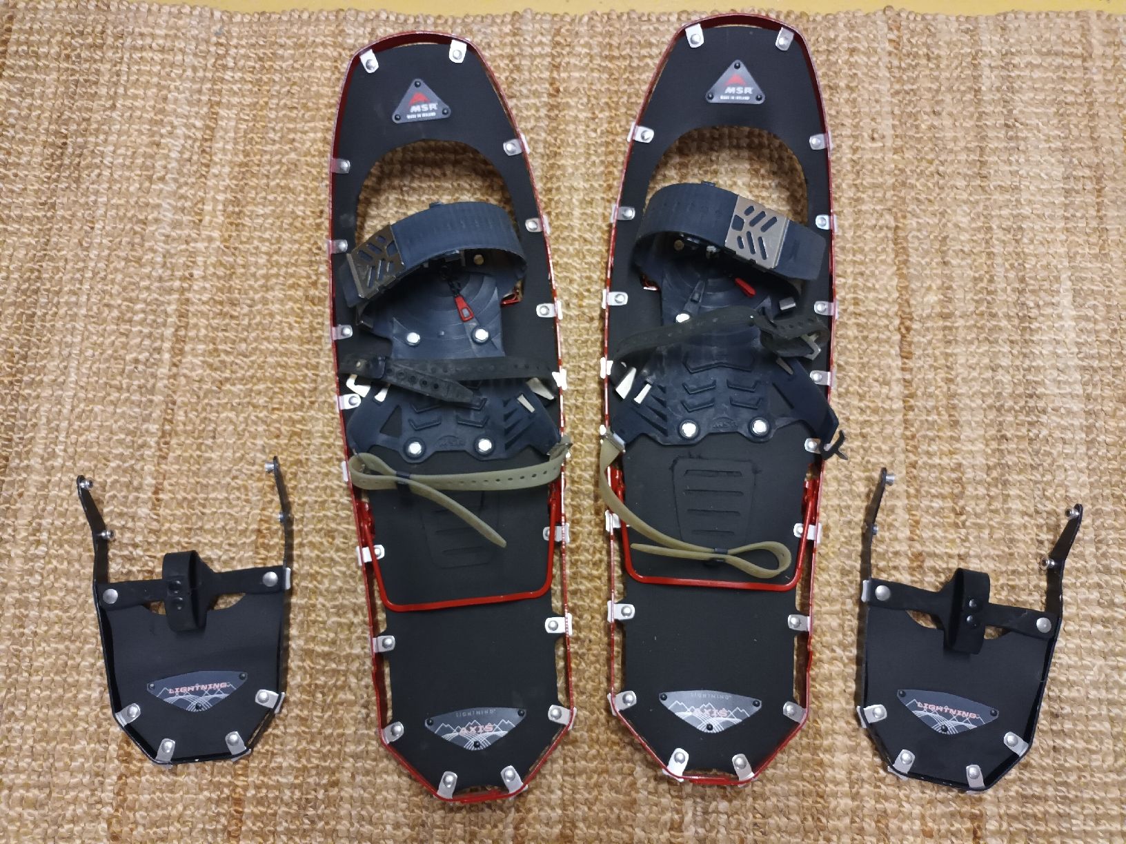 Msr Scarpe da uomo: Schneeschuhe MSR Lightning Ascent Grösse 22 mit Tails – Usato da Seewis-Schmitten venduto da DrGroescht 1