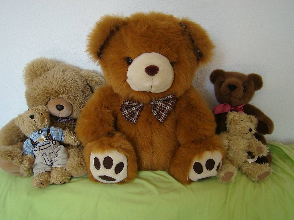 Giocattoli: 6 Teddybären, von 15 bis 45 cm – Usato da Rothenburg venduto da Bison2 2